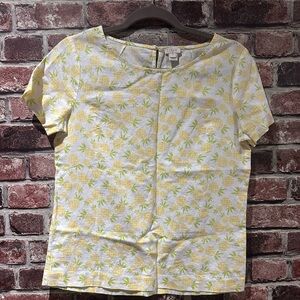 JCrew Linen/ Cotton Top
